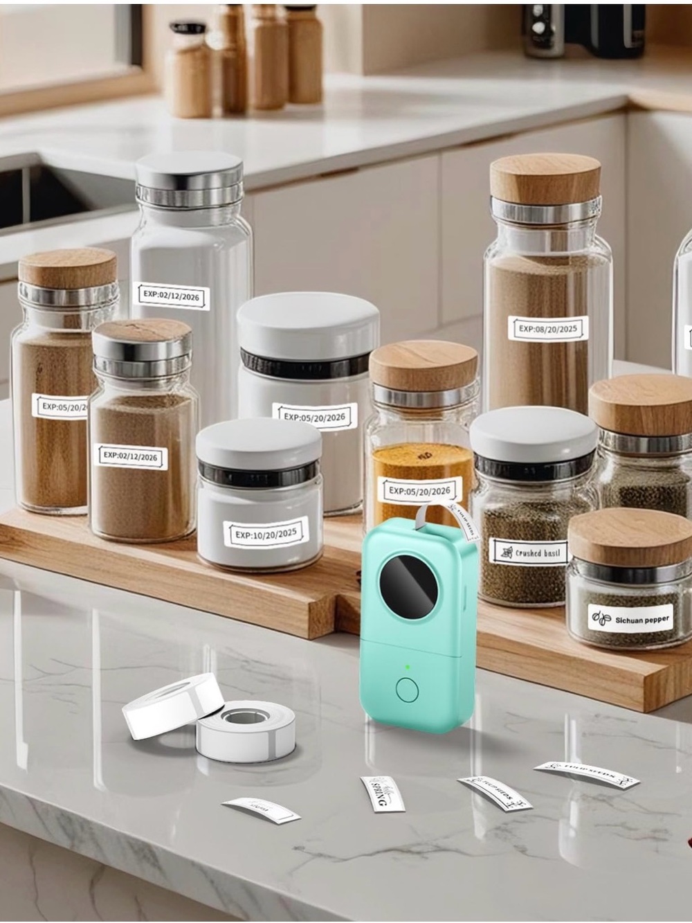 Phomemo Label Maker Machine- D30 Mini Bluetooth Label Printer - Picture 7 of 12